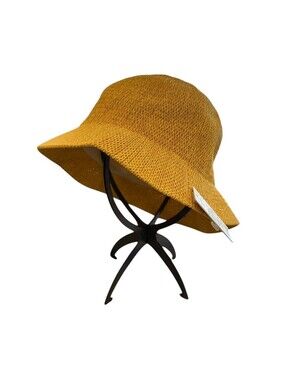 Mavi Knit Bucket Hat Mustard Yellow Women's Summer Sun Hat NWT Lightweight